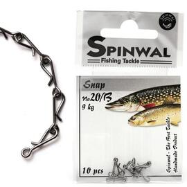 Застежка Spinwal Snap size 20B 9kg 10pcs, фото 