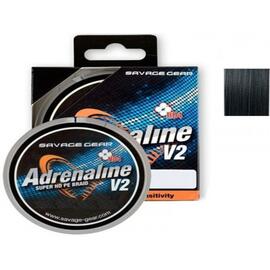 Леска плетеная SAVAGE GEAR HD4 Adrenaline V2 120m 0,19mm 12,8kg Grey, фото 