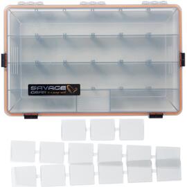 Коробка для приманок SAVAGE GEAR WP Lurebox 6B Smoke 35,5X23X9,2cm, фото 