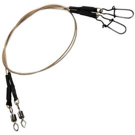 Поводок DAM EFFZETT COATED CORE49 LEADER BROWN 30CM 11KG 2PCS, фото 