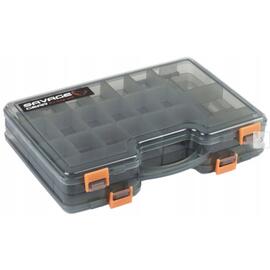 Коробка для приманок SAVAGE GEAR Lurebox 2 Sided Smoke Large 29,5X20,5X6,2cm, фото 