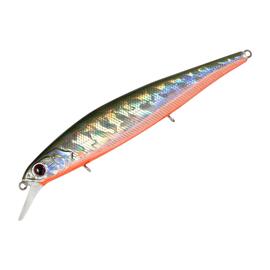 Воблер TsuYoki FLIRT 115SP 435R, Цвет: 435R, Вес воблера (г): 16,5, Длина воблера (мм): 115, Тип воблера: Минноу, Тип плавучести воблера: суспендер, Штрихкод: 4627138878781, Количество крючков: 3, фото 