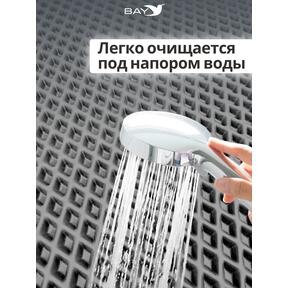 Придверный EVA коврик в прихожую 44x72 см графит, фото , изображение 4