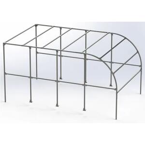 Тент с каркасом для прицепа Старт А3015 Н1500 (высота 150см) с дугой, фото , изображение 2