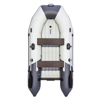 Надувная лодка Таймень NX 2800 НДНД, Расцветка: светло-серый-графит, Количество пассажиров: 3, фото 
