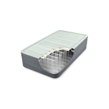 64902 Надувная кровать Intex Premaire Elevated Airbed 99х191х46см, встроенный насос 220V, фото 