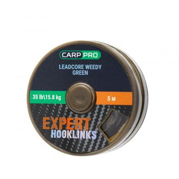 Ледкор CARP PRO 35LB цвет зеленый 5м, Цвет.: зеленый, Длина, см.: 500, Разрывная нагрузка: 35, фото 