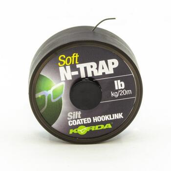 Поводковый материал KORDA N-Trap Soft Silt 15lb 20м, Разрывная нагрузка: 15 lb, фото 