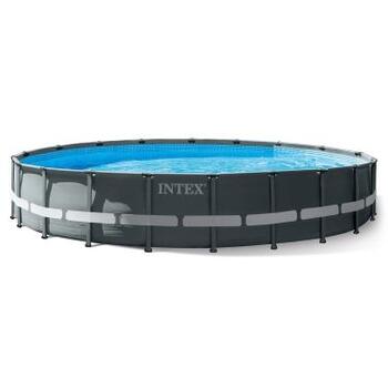 26334 Каркасный бассейн Intex Ultra XTR Frame 610 х 122 см, фильтр-насос, лестница, тент, подстилка, фото 