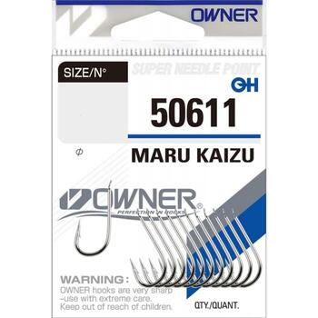 Крючок OWNER Maru Kaizu nickel №1 10шт, Размер.: №1, фото 