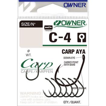Крючок OWNER Carp Aya BC №8 9шт, Размер.: №8, Количество.: 9, фото 