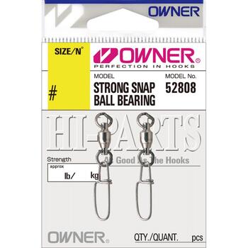 Застежка OWNER Strong Snap Ball Bearing №1 2шт, Номер: №1, фото 