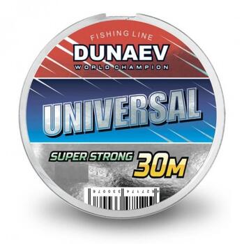 Леска Dunaev Universal 0.12мм 30м, Диаметр лески: 0,12 мм, Размотка: 30 м, Разрывная нагрузка: 1,30 кг, фото 