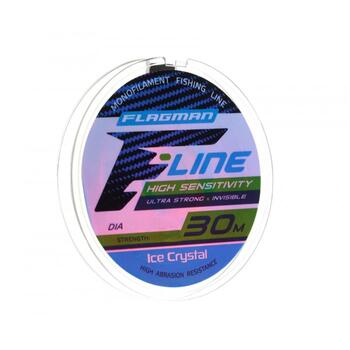 Леска F-FISHING Ice Crystal Line 30м 0,14мм , Диаметр лески: 0,14 мм, Размотка: 30 м, Разрывная нагрузка: 2,4 кг, фото 