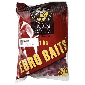 Lion Baits Бойлы тонущие серии EURO BAITS 20 мм мотыль - 1 кг, Вкус для группировки: мотыль, фото 