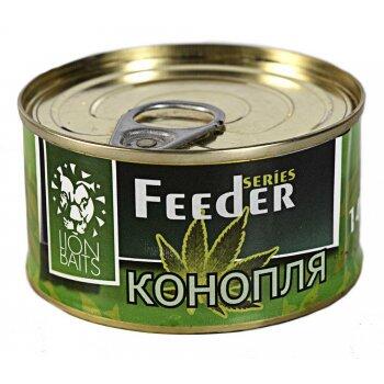 Lion Baits Зерновая смесь feeder Конопля - 140 мл, Вкус: Конопля, фото 
