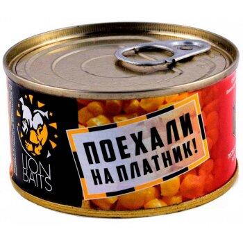 Lion Baits Кукуруза сладкая сливовая Поехали на платник - 140 мл, Вкус для группировки: медовая, фото 