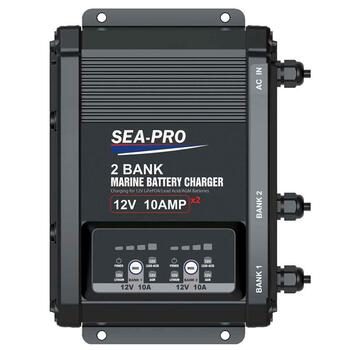 Зарядное устройство Sea-Pro ТЕ4-0325F (2х12В AGM, LEAD-ACID, LiFePo4), фото 