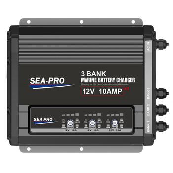 Зарядное устройство Sea-Pro ТЕ4-0331 (3х12В AGM, LEAD-ACID, LiFePo4), фото 