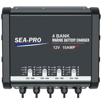 Зарядное устройство Sea-Pro ТЕ4-0333С (4х12В AGM, LEAD-ACID, LiFePo4), фото 