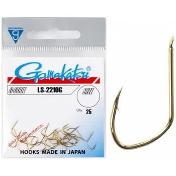 Крючки GAMAKATSU HOOK LS-2210G (GOLD) #14, фото 