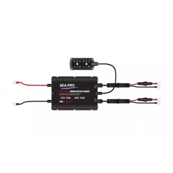 Зарядное устройство Sea-Pro ТЕ4-0357B (1х12В и 1х24В AGM, LEAD-ACID, LiFePo4), фото 