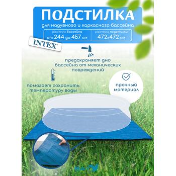 28048 Наземное подстилка 4,72м для бассейнов Intex Pool Ground Cloth, фото 