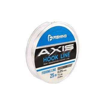 Леска F-FISHING Axis Hook Line Clear 25м 0,25мм 4,65кг 15.8lb, фото 