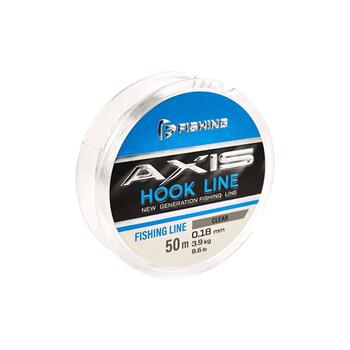 Леска F-FISHING Axis Hook Line Clear 50м 0,18мм 4,5кг 9,9lb, фото 