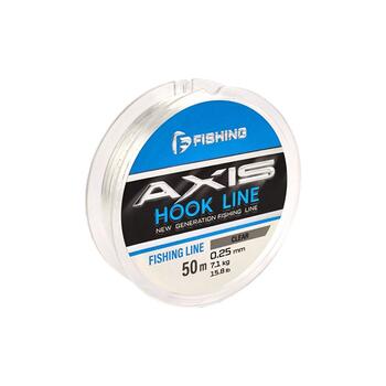 Леска F-FISHING Axis Hook Line Clear 50м 0,25мм 7,5кг 16,6lb, фото 