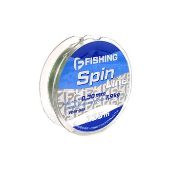 Леска F-FISHING Spin Line 135м 0,30мм 7,9кг/17,4lb, фото 