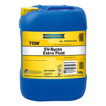 Трансмиссионное масло RAVENOL EV-Synto Extra Fluid 70W E-TF (10л), фото 