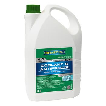Антифриз готовый RAVENOL HJC COLD CLIMATE -60°C (5л), Цвет.: зеленый, Объем, л.: 5, фото 