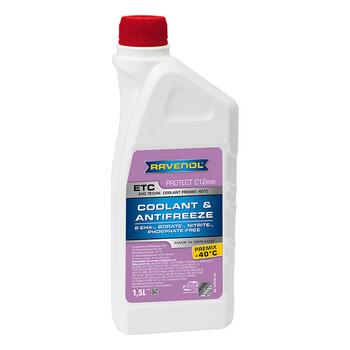 Антифриз RAVENOL ETC Premix -40°C Protect C12evo (1,5л), Цвет.: розовый, Объем, л.: 1,5, фото 