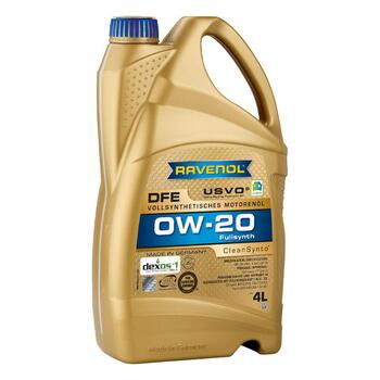 Моторное масло RAVENOL DFE SAE 0W-20 (4л), Объем, л.: 4, фото 