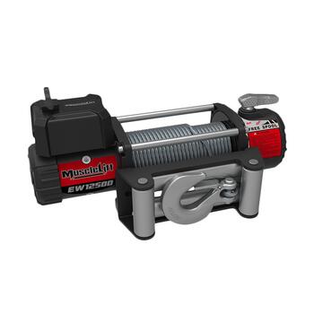 Лебедка T-max Musclelift EW-12500 со стальным тросом, фото 