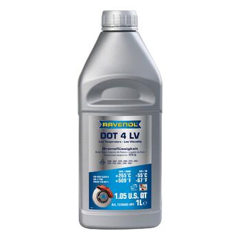 Тормозная жидкость RAVENOL DOT 4 LV (1л), фото 