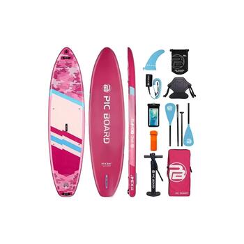 Сапборд Pic Board Camouflage Pink, Цвет.: розовый, Толщина: 15 см, фото 