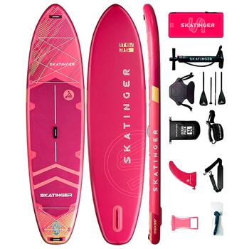 Сапборд Skatinger Prana Red, Цвет.: красный, Толщина: 15 см, фото 