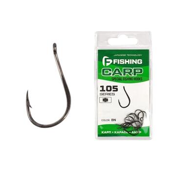 Крючок F-FISHING Special Carp Hooks 105 №10 , Размер.: 10, фото 