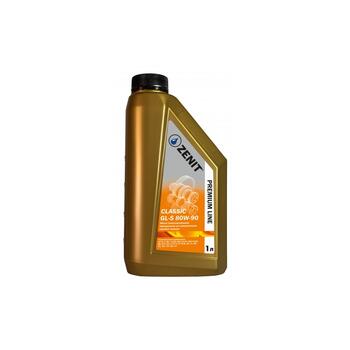 Масло трансмиссионное минеральное ZENIT Premium Line CLASSIC GL-5 80W-90, 1 л, фото 