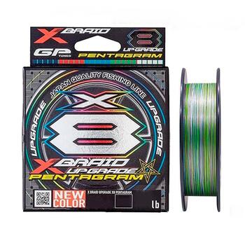 Шнур YGK X-Braid Upgrade X8 Pentagram 200m #1.2-25lb, Диаметр лески: 0,185 мм, Размотка: 200 м, фото 