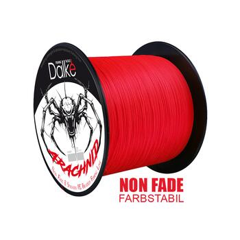 Плетеный шнур Dalke Fishing Arachnid красный 0,40 мм 39,5 кг 300 м, Цвет.: красный, Диаметр лески: 0,40 мм, Размотка: 300м, фото 