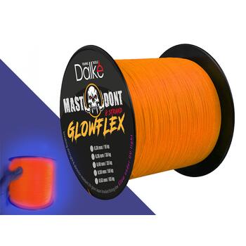Плетеный шнур Dalke Fishing GlowFlex X-8 0,63 мм 68,6 кг 1000 м, фото 