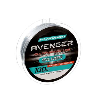 Леска Flagman Avenger Silver Line 100м 0.22мм, фото 