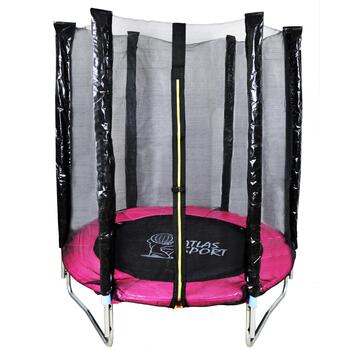 Батут Atlas Sport 140 см (4.5ft) PINK, Цвет.: розовый, Диаметр батута: 140 см (4,5 ft), фото 