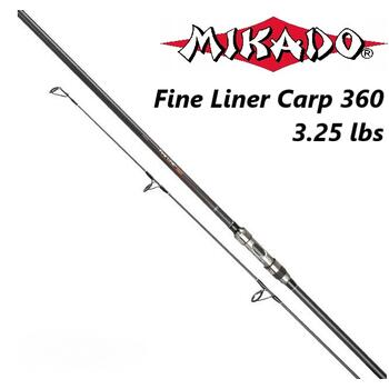 Удилище карповое Mikado FINE LINER CARP 360 3.25 lbs, фото 