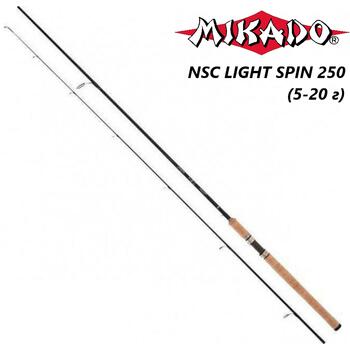 Спиннинговое удилище Mikado NSC LIGHT SPIN 250 (5-20 г), фото 