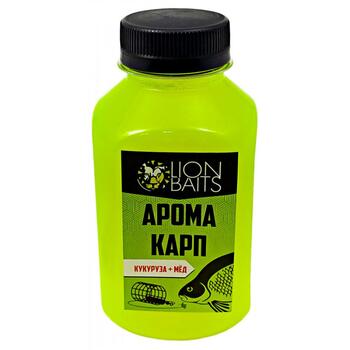 Lion Baits Арома Карп кукуруза-мед - 300 мл, Вкус: кукуруза-мед, фото 