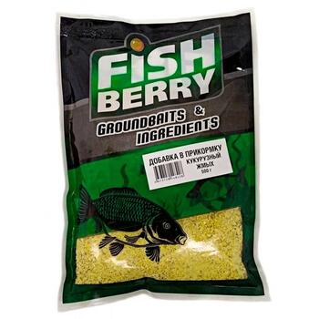 FishBerry Добавка в прикормку "Кукурузный жмых" 500 гр, Вкус: Кукурузный жмых, фото 